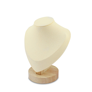 Jewellery display bust for necklaces Natural-Beige