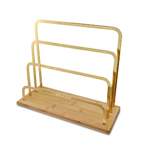 Jewellery display for earrings Natural-Gold