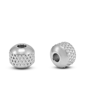 Stainless steel beads 6mm Silver