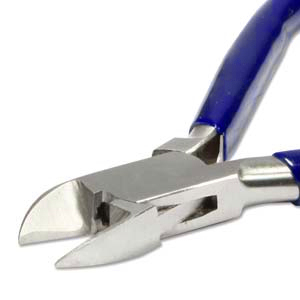 Beadsmith side cutter with spring Black-Silver