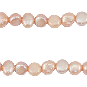BQ Freshwater pearls nugget 5-6mm Seashell Pink