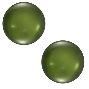 20 mm classic Polaris Elements cabochon Lucido Moss Green