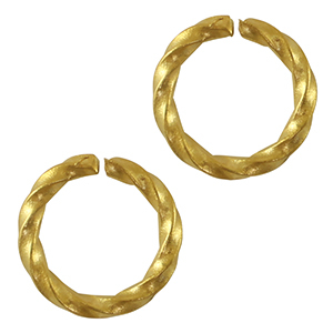 Stainless steel findings jump ring Gold