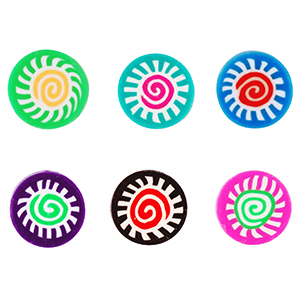 Polymer beads twist Multicolor