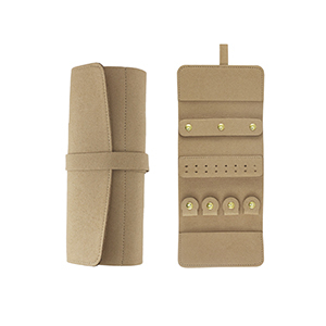 Jewellery travel case small Taupe