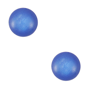 4 mm soft Polaris Elements cabochon "Birthstones" December SS16 shiny Light Cobalt Blue