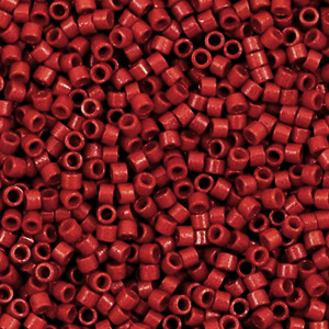 Miyuki beads delica's 11/0 Duracoat Opaque Dyed Garnet Red DB-2354