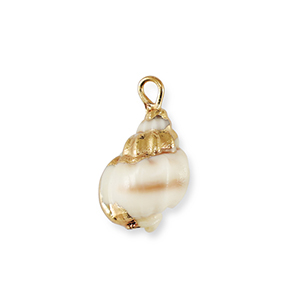 Shell pendants specials Brown-Gold