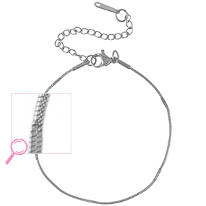 Stainless steel bracelets Silver