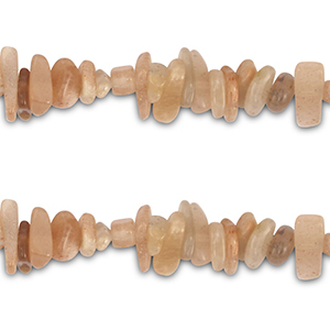 Chipstone beads Sunstone Light Beige-Pink