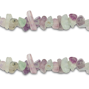 Chipstone beads Fluorite Purple-Green White