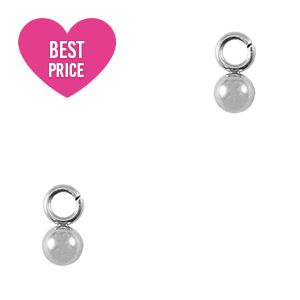 Stainless steel charms ball 3mm Silver