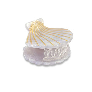 Hair accessories hair claw shell Lilac-Gold