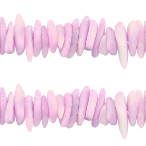 Shell beads chips Light Purple