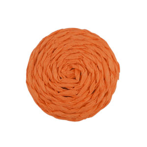 Raffia pendants 25mm Orange