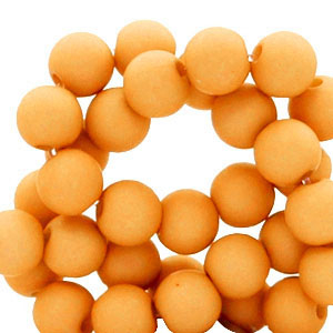 4 mm acrylic beads Light Orange