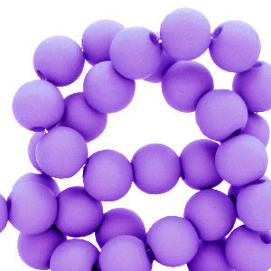 4 mm acrylic beads Purple