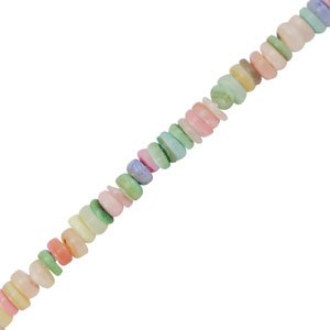Shell beads disc Pastel Multicolor