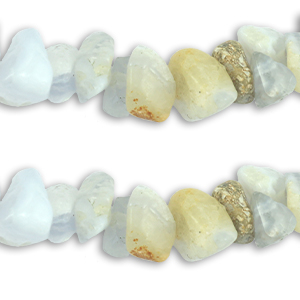 Chips stone beads Agate Lilac