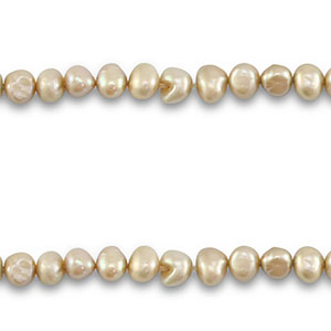 Freshwater pearls nugget oval Light Greenish Grey