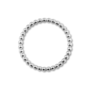 Stainless steel findings round Silver