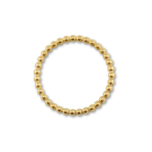 Stainless steel findings round Gold