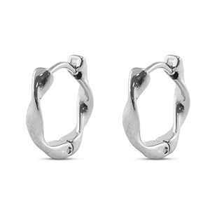 Stainless steel earrings Silver