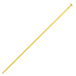 DQ European metal headpin 70mm Gold (nickel free)