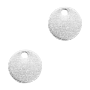 DQ European metal charms 8mm Antique Silver (nickel free)