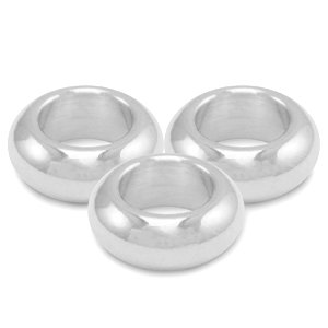 DQ European metal beads 9mm Antique Silver (nickel free)