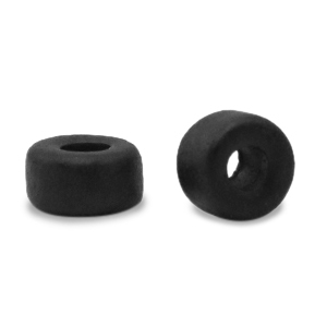 DQ greek ceramic beads 7mm Black