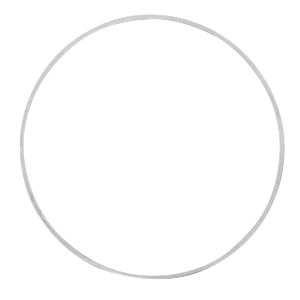 DQ European metal findings closed rings 40mm Antique Silver (nickel free)