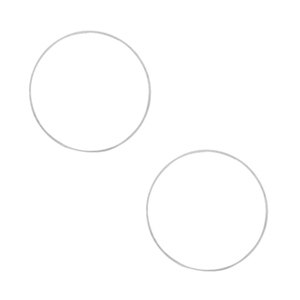 DQ European metal findings closed rings 10mm Antique Silver (nickel free)