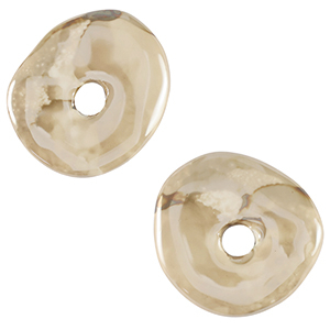 DQ greek ceramic beads donut Greige