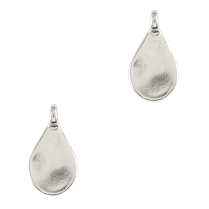 DQ European metal charms drop Antique Silver (nickel free)