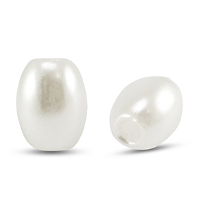 Imitation freshwater pearls rice White