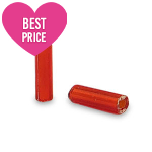 Glass seed beads special Bugles Red