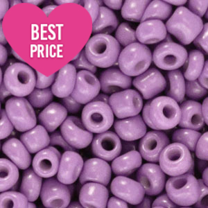Glass seed beads 12/0 (2mm) Paisley Purple