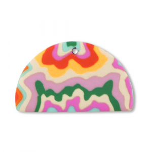 Polymer pendants semicircle Multicolour