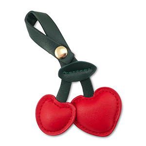 Statement charms cherry Dark Green-Red