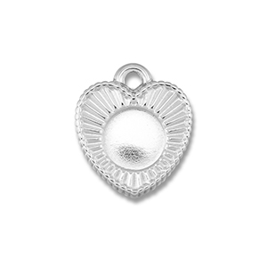 BY31&reg; Stainless steel charms with setting for SS30 flat back Silver