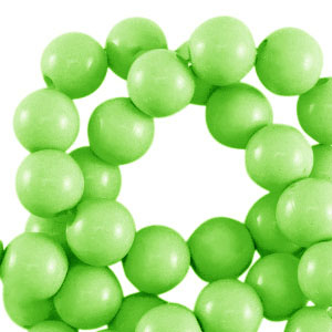 10 mm acrylic beads shiny Light Green