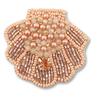 Brooches shell Light Peach