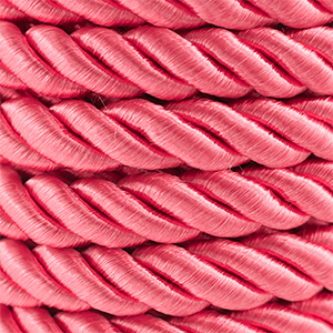 Trendy cord twisted 10mm Light Red