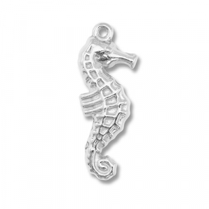 Stainless steel charms seahorse Silver