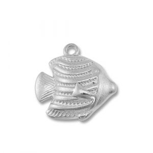Stainless steel charms fish Silver