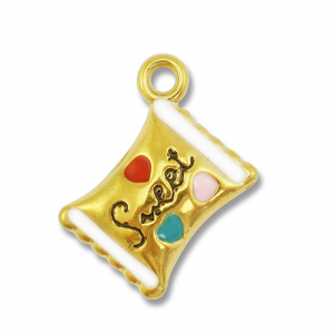 Stainless steel charms candy Gold