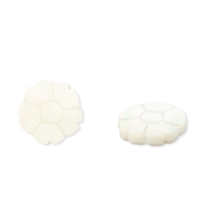 Shell beads flower White (natural colour)