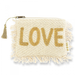 BY31&reg; Pouch "Love" Beige-Gold