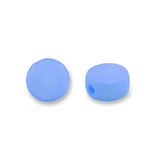 Acrylic beads disc Blue